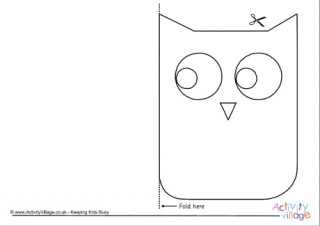 Owl Card Template
