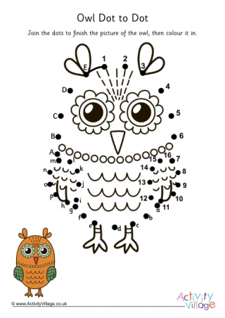 Owl Dot to Dot 2