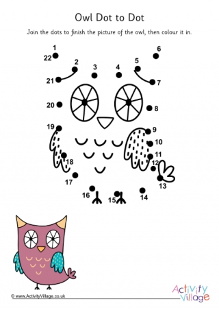 Owl Dot to Dot 3