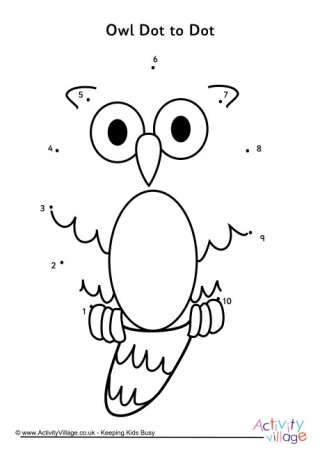 Owl Dot To Dot