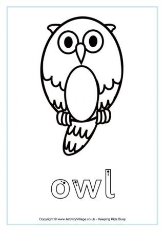 Owl Finger Tracing