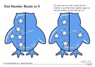 Owl Number Bonds to 5 Stars