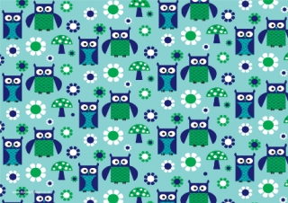 Owl Scrapbook Paper 2