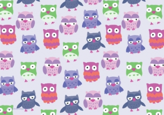 Owl Scrapbook Paper 3