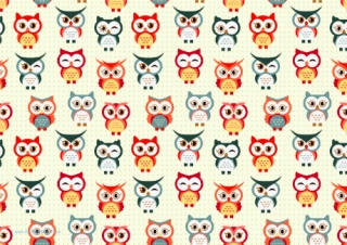 Owl Scrapbook Paper 4