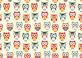 Owl Scrapbook Paper 4