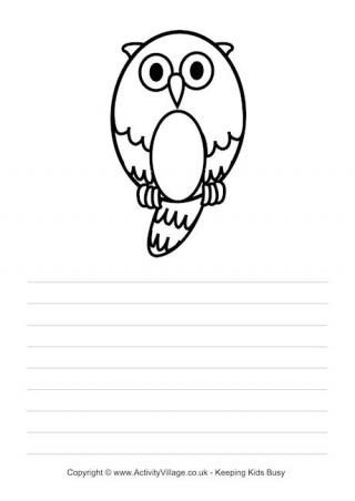 Owl Story Paper