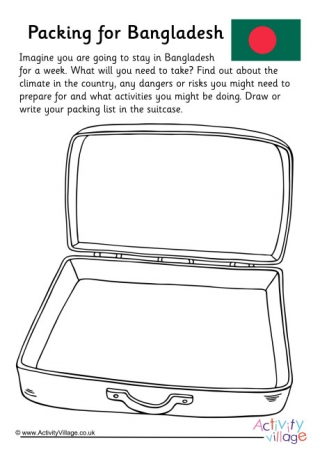 Packing For Bangladesh Worksheet