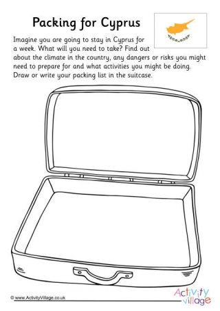 Packing For Cyprus Worksheet