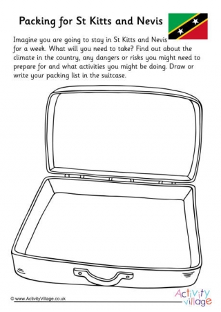 Packing For St Kitts And Nevis Worksheet