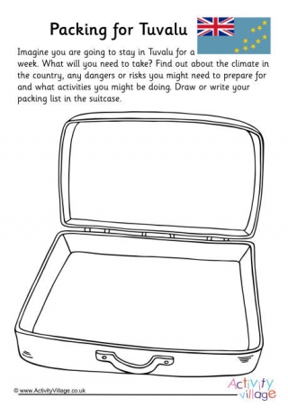 Packing For Tuvalu Worksheet