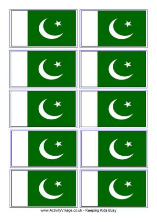 Pakistan Flag Printable
