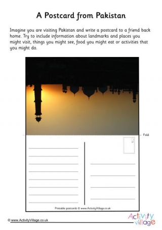 Pakistan Postcard 1