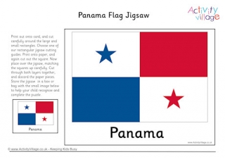 Panama Flag Jigsaw