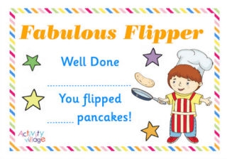 Pancake Day Certificates