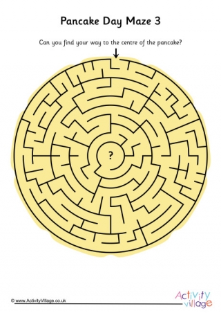 Pancake Day Maze 3