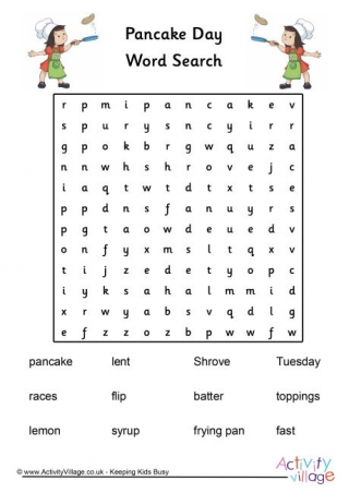 pancake day mazes