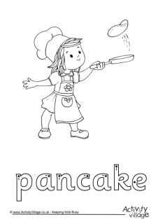 Pancake Day Worksheets
