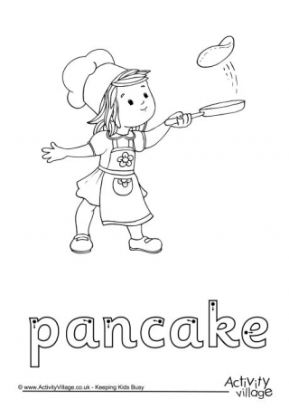 Pancake Finger Tracing