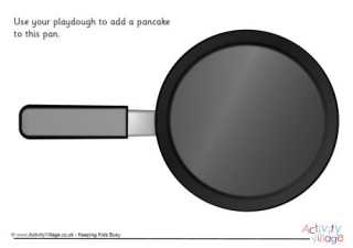 Pancake Playdough Mat