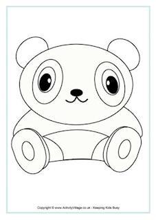 Panda Colouring Pages