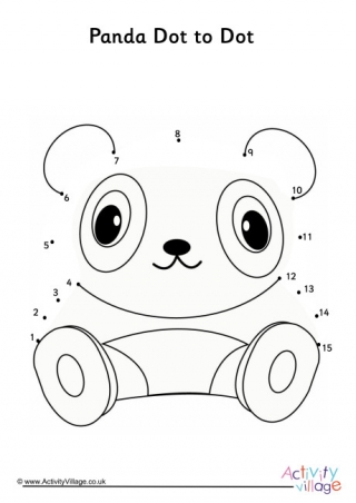 Panda Dot to Dot