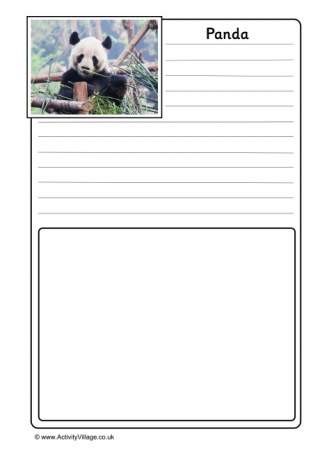 Panda Notebooking Page