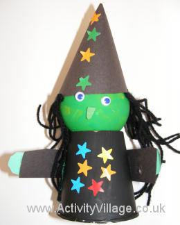 Paper Cup Witch