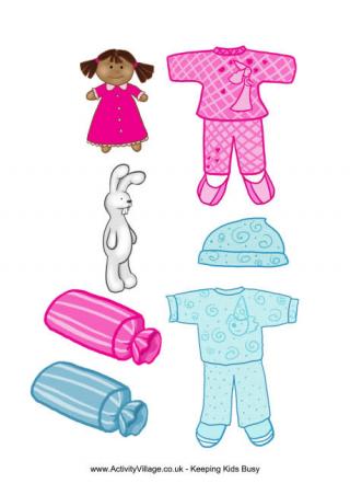 Paper Dolls Night Clothes