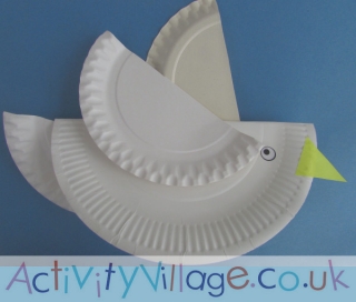 Paper Plate Dove