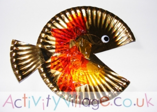 Paper Plate Goldfish