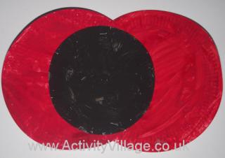 Paper Plate Poppy