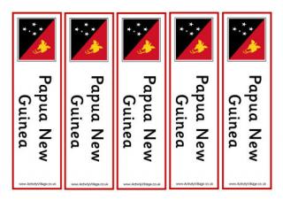 Papua New Guinea Bookmarks