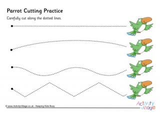 Parrot Cutting Practice