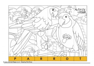 Parrot Spelling Jigsaw