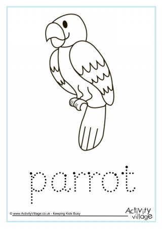 Parrot Word Tracing