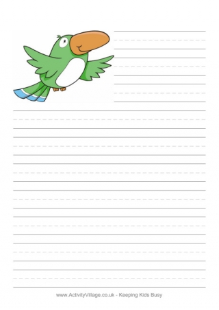 Parrot Writing Paper