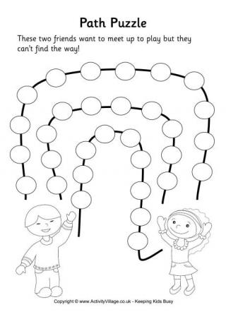 Path Puzzle 2 - Blank
