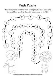 Printable Puzzles & Games for Kids - Worksheets & Learning