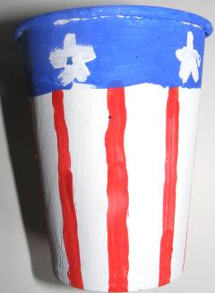 Patriotic Snack Pot