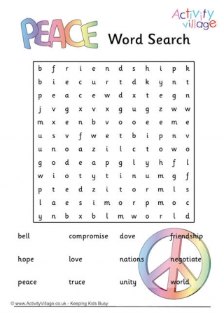 Peace Word Search