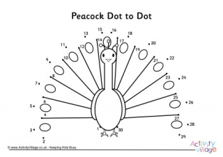Peacock Dot To Dot