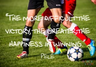 Pele Quote Poster