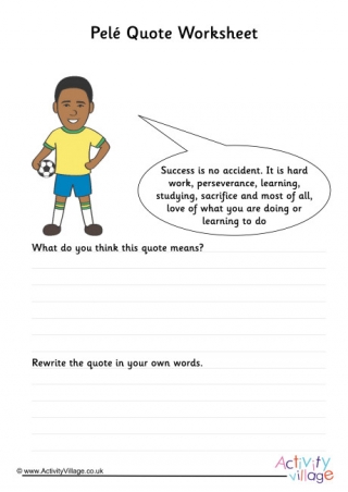 Pele Quote Worksheet