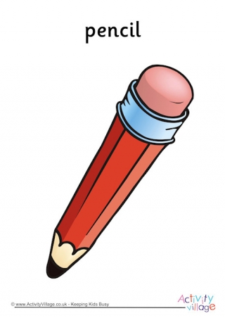 Pencil Poster