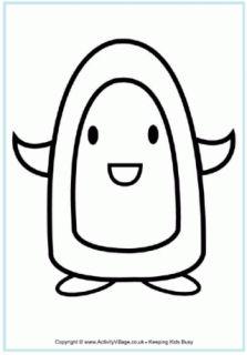 Penguin Colouring Pages