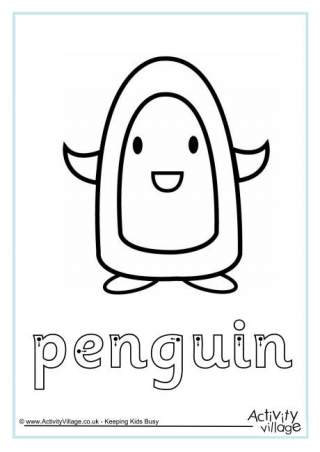 Penguin Finger Tracing