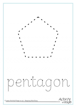 Pentagon Word Tracing