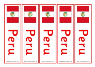 Peru Bookmarks