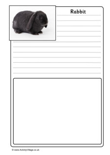 Pet Animal Notebooking Pages